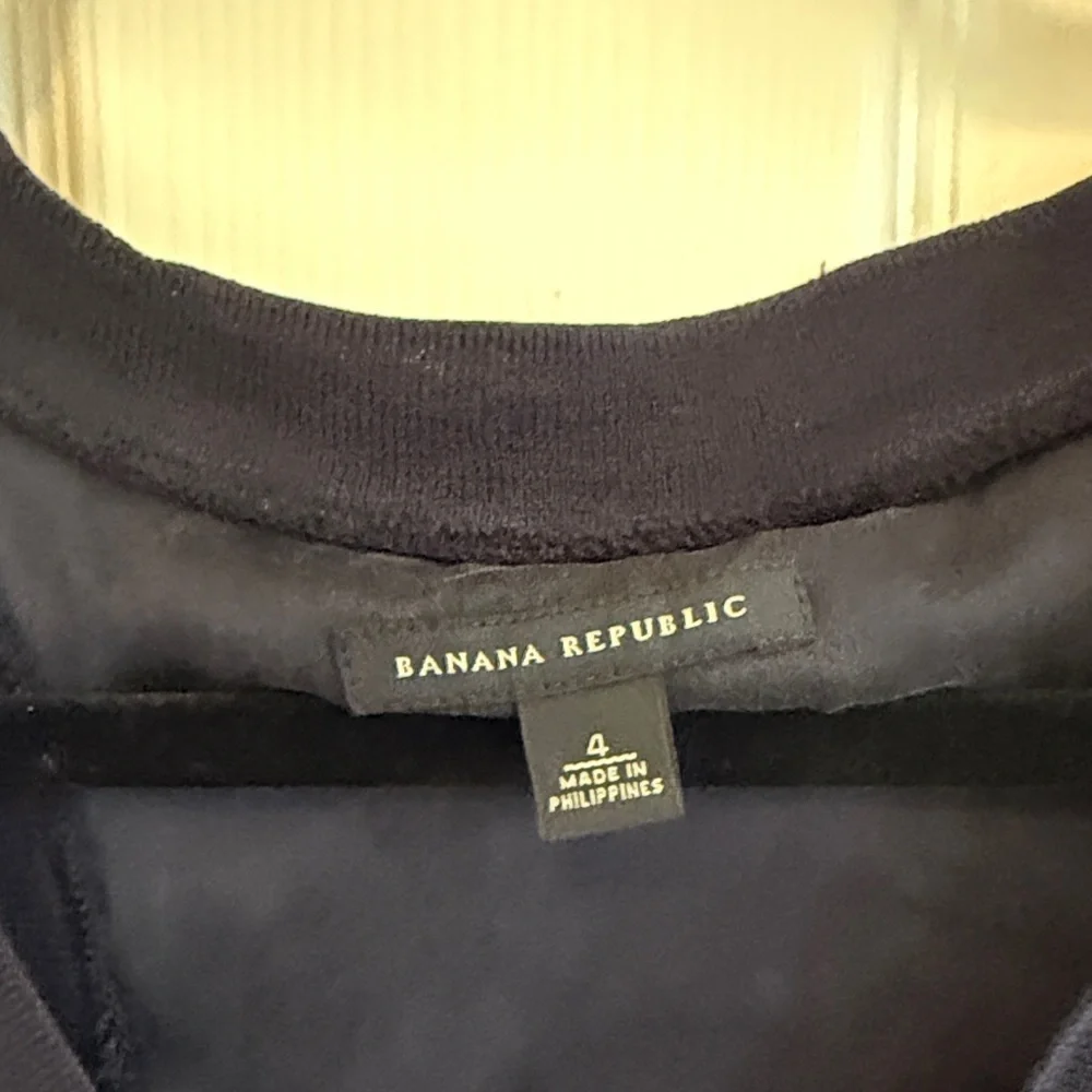Banana Republic Navy Sleeveless Mini Dress - Picture 3 of 7